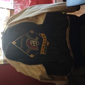 Vintage Mirage reversible Pittsburgh Pirates Bomber jacket!